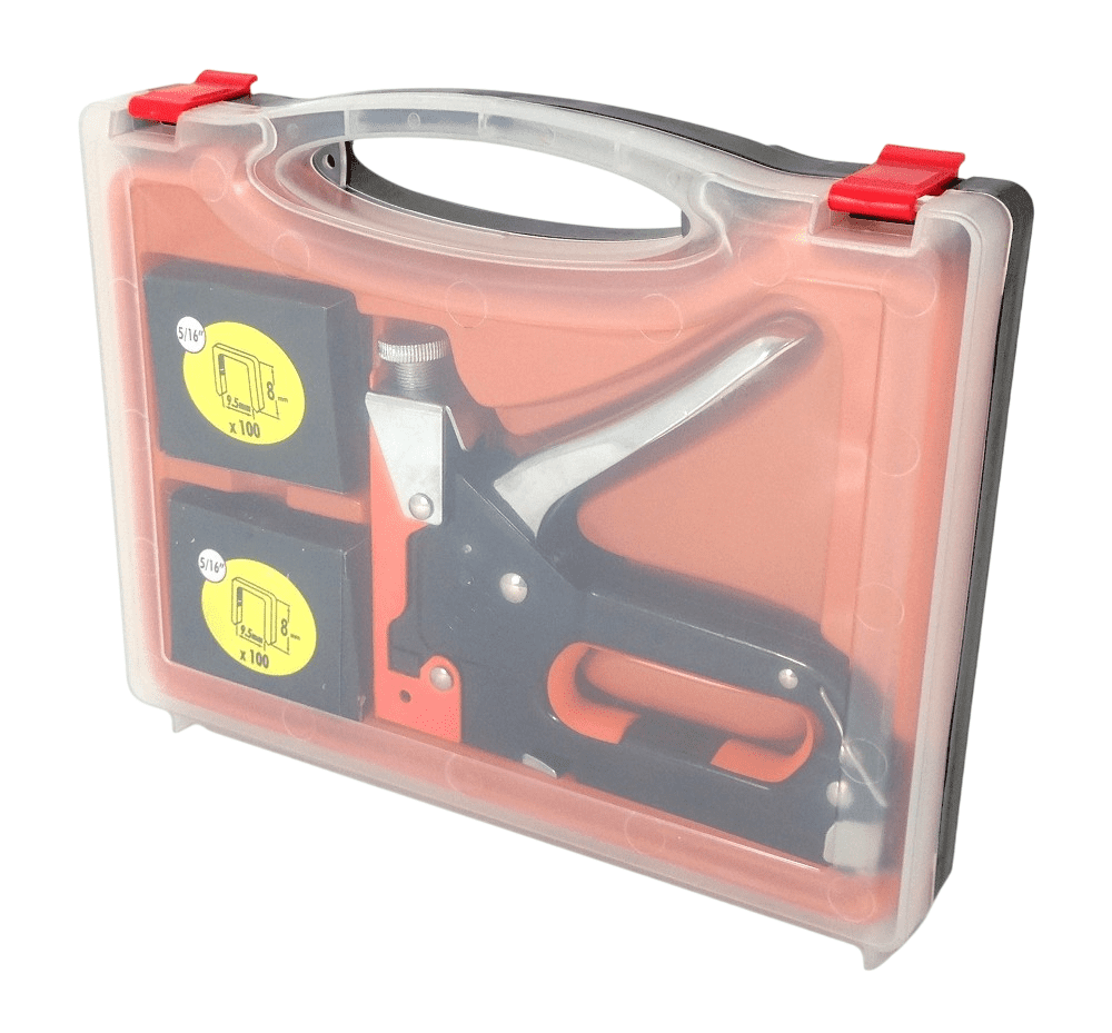 Staple Kit 3-Way Heavy-Duty Staple Gun Kit – Includes Case, Standard Staples, U ...