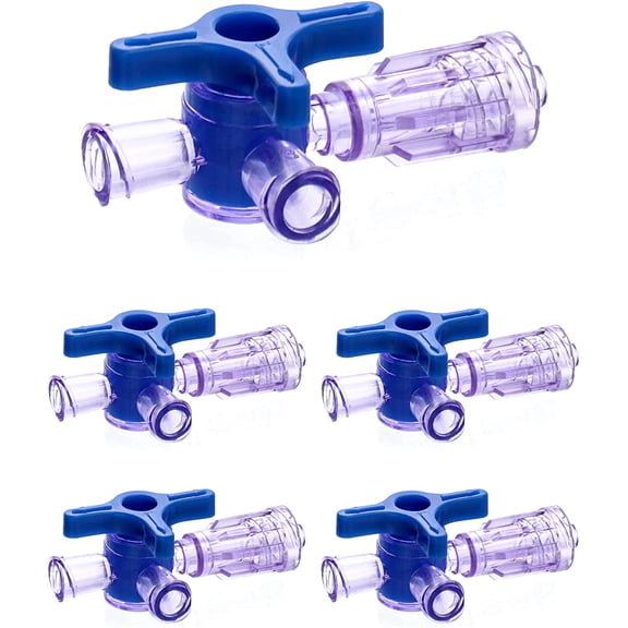 3-Way Stopcocks Luer Connection, Mixing Luer Connector Adapter (10Pcs)