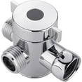 3 Way T Adapter Adjustable Shower Head Diverter Valve Home Bathroom