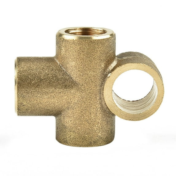 3 Way Tee Piece Brake Clutch T 3/16 \" Pipe Metric M10 Pipe Connector Female