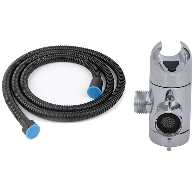 3Way Water Separator Three Holes Handheld Shower Holder & Black Shower