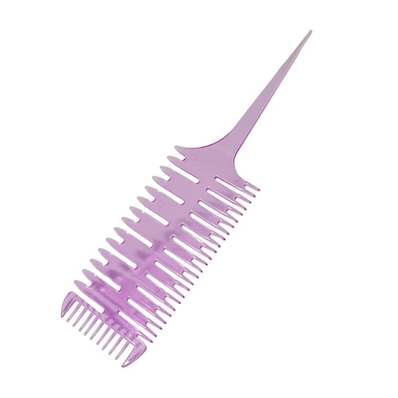 3 Way Weaving & Sectioning Foiling Comb, Hair Combs for Highlighting,Microbraiding Professional Teasing Comb, for Salon Home ,Women