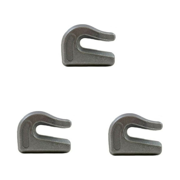 RAParts 3 Weld On Grab Chain Hooks 5/16" G70 WLL 4700 Bucket Trailer Rigging 0900103