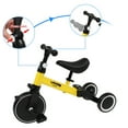 thumbnail image 1 of 3 Wheel Baby Balance Bike Kids Trike ,Tricycles with Adjustable Seat & Handlebar, Removable Pedals, 3 in 1 Kids Tricycles for 1-3 Years Old  Boys Girls Toddler Bike(Yellow), 1 of 9