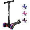 thumbnail image 1 of 3-Wheel Kids Scooter - Lean-to-Steer Technology, Adjustable Height Handlebar, Anti-Slip Deck, Scooter for Boys & Girls Ages 6+, Child Safety Approved, Support Riders Up To 165 lbs, 1 of 6
