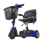 3 Wheel Mobility Scooter for Adults & Seniors, Folding Electric Scooter - 12 Mile Range, 265lb Capacity, All Terrain, 9  Incline, Portable Travel Wheelchair
