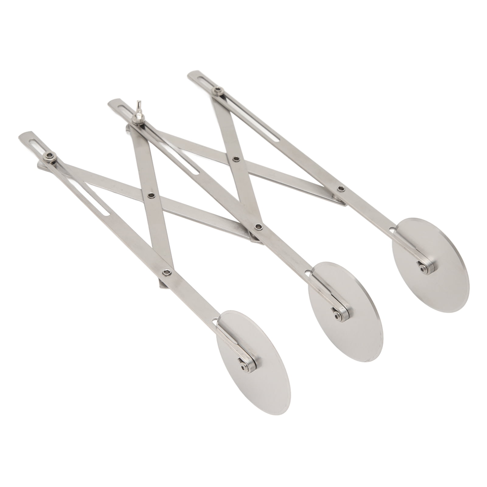 3 Wheel Pastry Cutter Roller Stainless Steel Uniform Slicing Multi