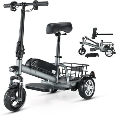 3 Wheel Scooter for Adults, 20 Miles Driving Distance Motorized Scooter, Foldable Portable Power Scooters for Seniors