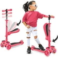 3Wheeled Scooter for Kids Wheel LED Lights, Adjustable LeantoSteer