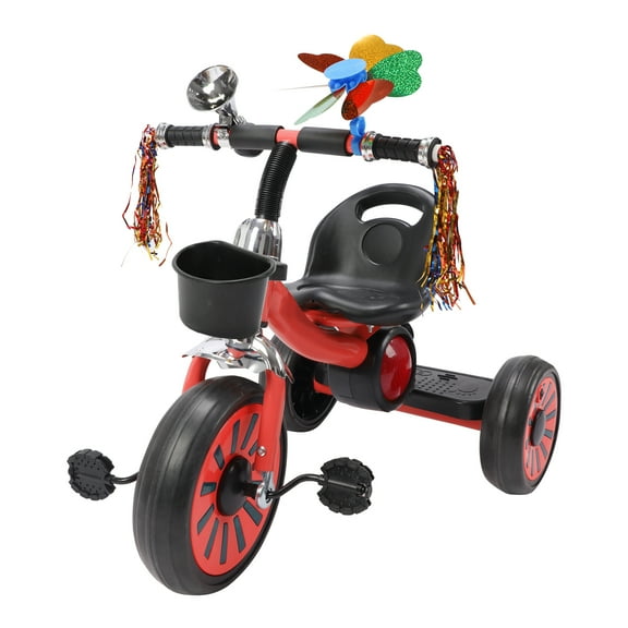 3 Wheels Toddler Bike, Tricycle for Toddlers 1-5 Year with Adjustable Seat, Storage Basket, Ideal Balance Bike Birthday Gifts and Toys for Boys and Girls