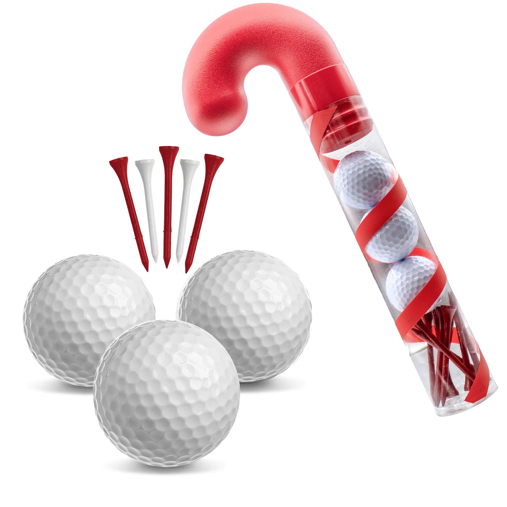 Walmart promo code:  Walmart Black Friday Deals 2025 - Candy Cane Golf Ball Gift Set – 3 Golf Balls & 10 Wooden Festive Tees