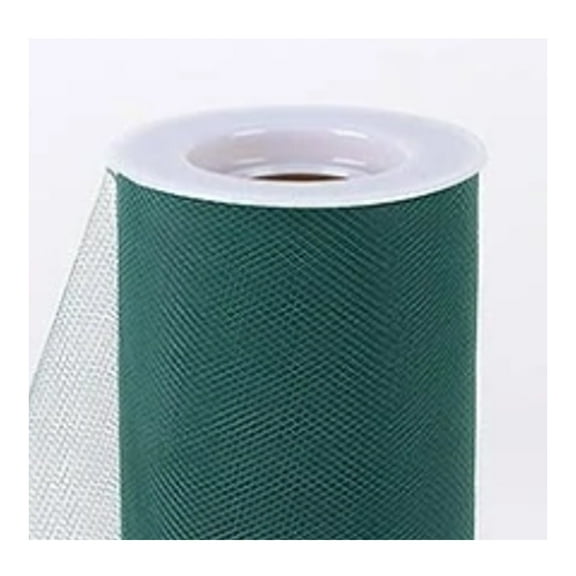 3" Wide Hunter Tulle Fabric - 25 Yards