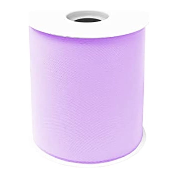 3" Wide Lavender Tulle Fabric - 25 Yards