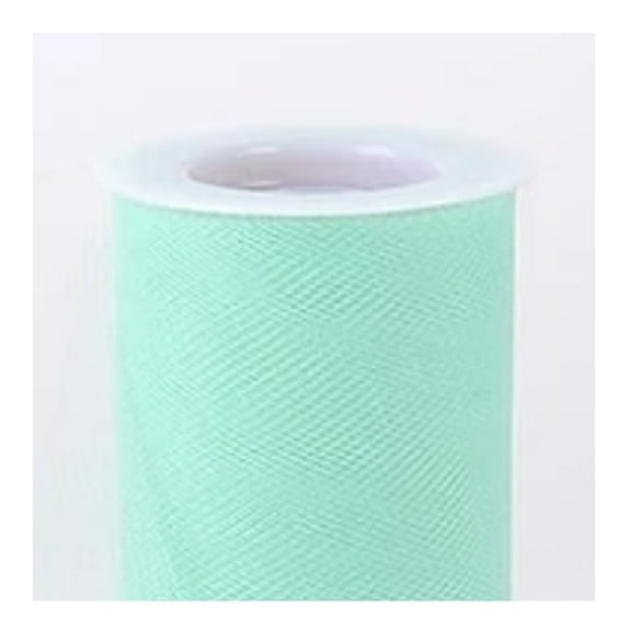 3in. Wide Mint Green Tulle Fabric - 25 Yards