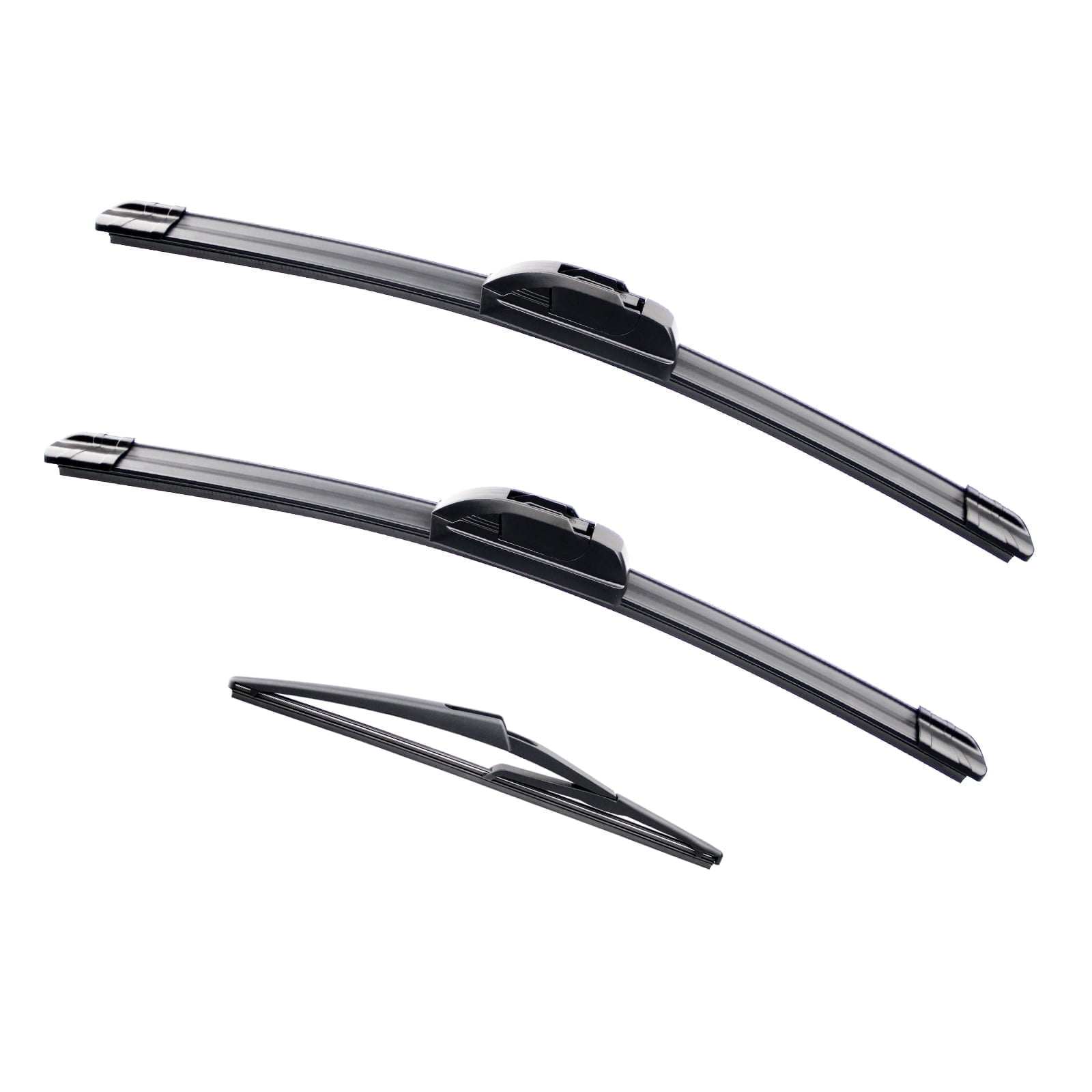 3 Wipers 22"+14"+12" for Nissan Juke 2011-2017 All Weather Original Equipment Replacement Front with Rear Windshield Wiper Blades Set (Pack of 3)