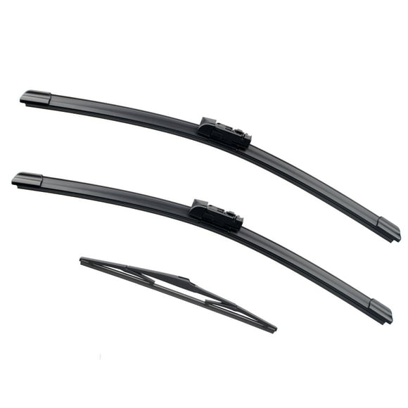 3 Wipers 24"+18"+14" for Mazda CX-5 2017-2023 CX-9 2016-2023 All Weather Original Equipment Automotive Replacement Front Rear Windshield Wiper Blade (Pack of 3)