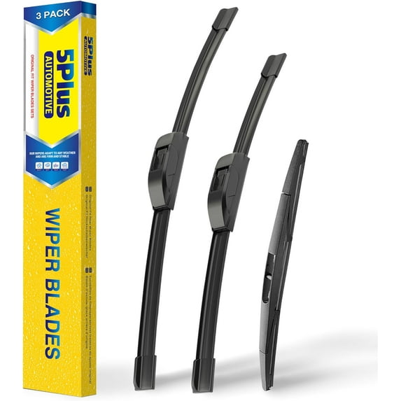 3 Wipers 26"/21"/12" Replacement For Acura MDX 2013 2012 2011 2010 2009 2008 2007, 26 Inch+21 Inch Windshield Wiper Blades with 12 Inch Rear Wiper Blade