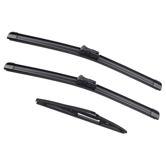 LADEWEU 3 Wipers 26"+21"+16" for Lexus RX350 2016-2023 RX450h 2016-2023 All Weather Original Equipment Automotive Replacement Front Rear Windshield Wiper Blade (Pack of 3)