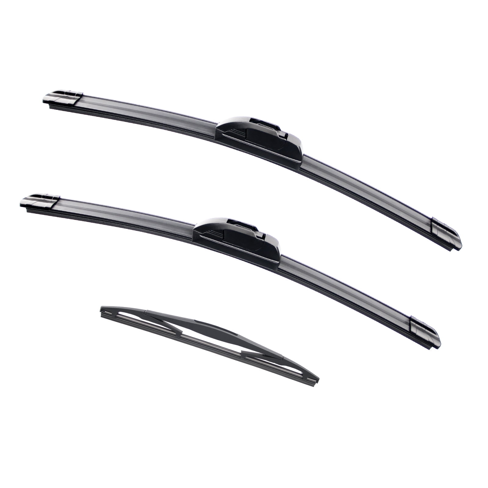 3 Wipers Factory 28"+12"+12" for Nissan Versa Note 2014-2019 Original Equipment Replacement Front with Rear Windshield Wiper Blades Set (Pack of 3)
