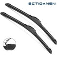 3 Wipers Set For 20062011 Mini Cooper, Windshield Wiper Blades