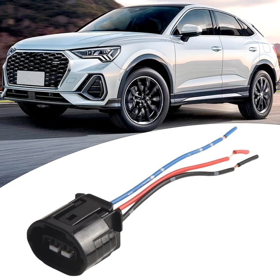3-Wire Alternator Regulator Harness Pigtail Connector for Toyota and for SUZUKI, 20cm Wire Length, 12V Car Electrical-Plug Adapter(Black)