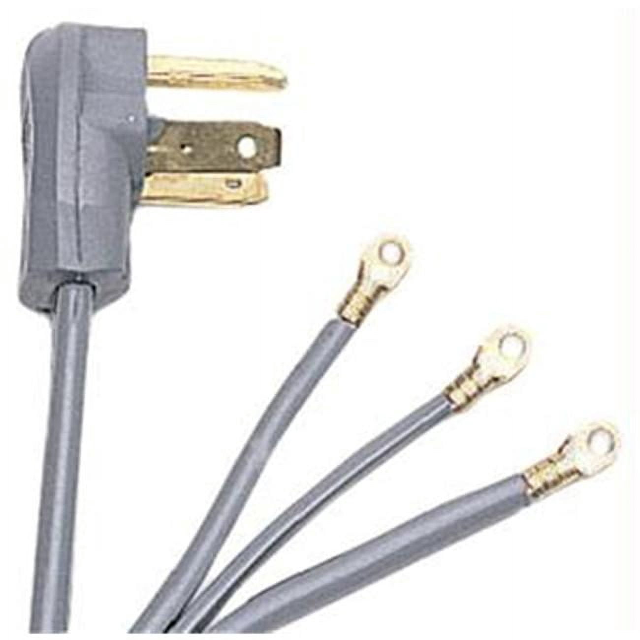 3-Wire Dryer Cords Closed Eyelet 6 ft 30A