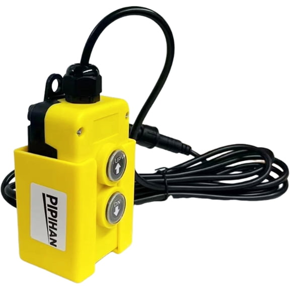 3 Wire Dump Trailer Remote Control Switch with Magnetic Mount - 12V DC Hydraulic Pump Power Unit for Single Acting Dump Trailer Truck Tipper Lift Gate Hoist Up/Down Operation