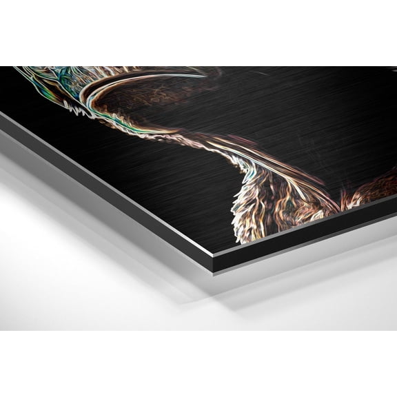 3 Wise Monkeys Brushed Aluminum Dibond Wall Art