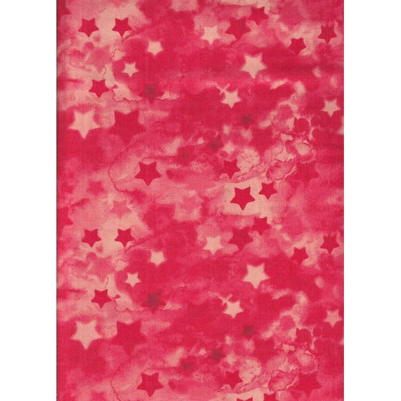 3 Wishes Fabric Patriotic Victory Stars on Red Texture Price per Yard