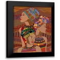 thumbnail image 1 of 3 Women Portrait 11x14 Black Modern Framed Museum Art Print Titled - Art Licensing Studio, 1 of 5