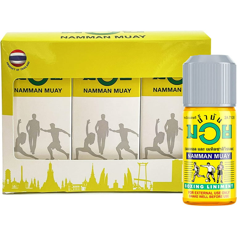 NAMMAN MUAY 5 X 100g. Namman Muay Thai Boxing Oil Linment Muscle Pain Cream