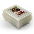 thumbnail image 1 of 3" X 2" Wallet Size Pearl Photo Frame Music Box With New Pop-Out Lens System - I Dreamed A Dream, 1 of 2
