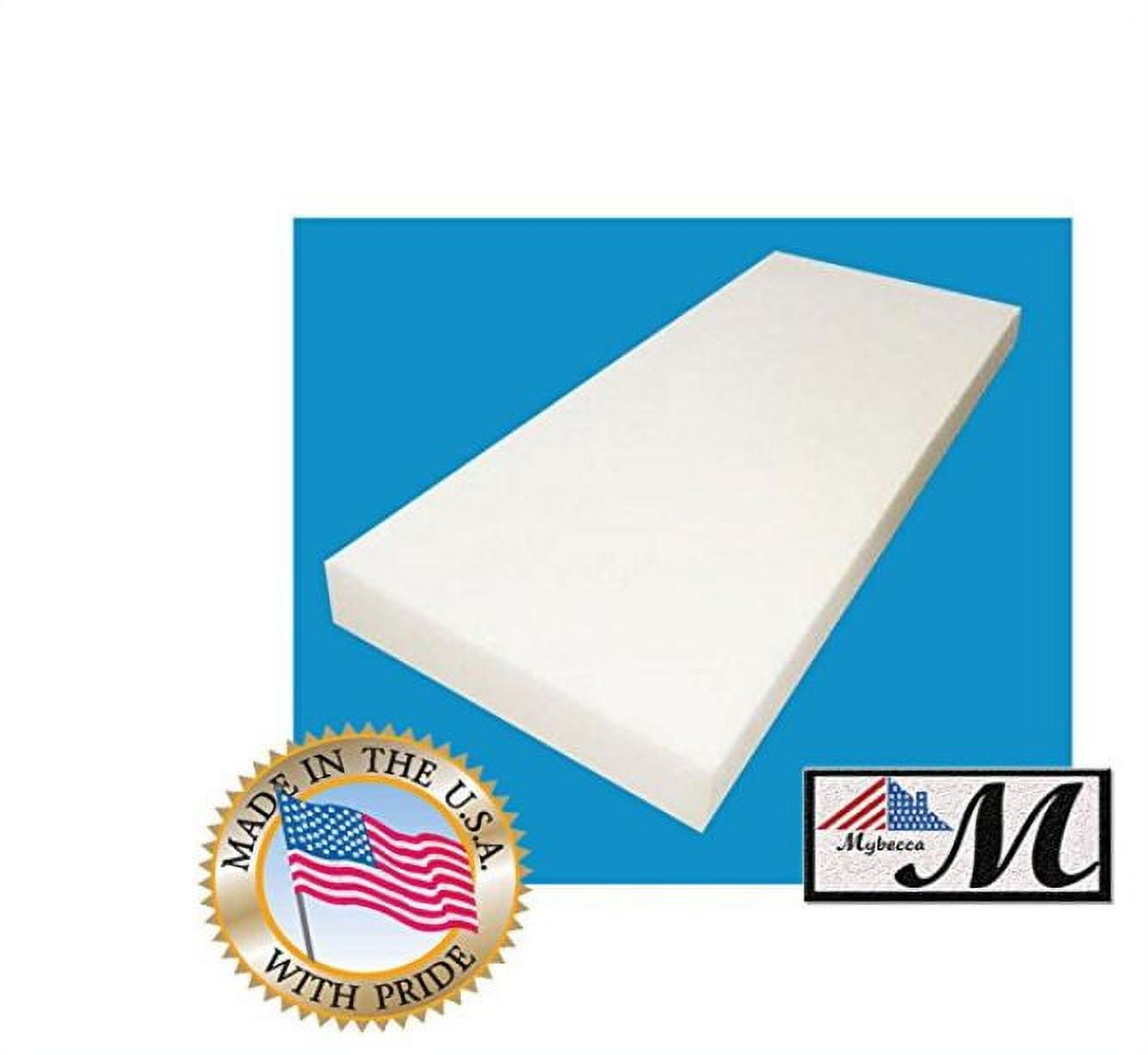 Foam 1 Height X 24 Width X 96 Length 44ILD firm Upholstery Cushion Made in  USA 