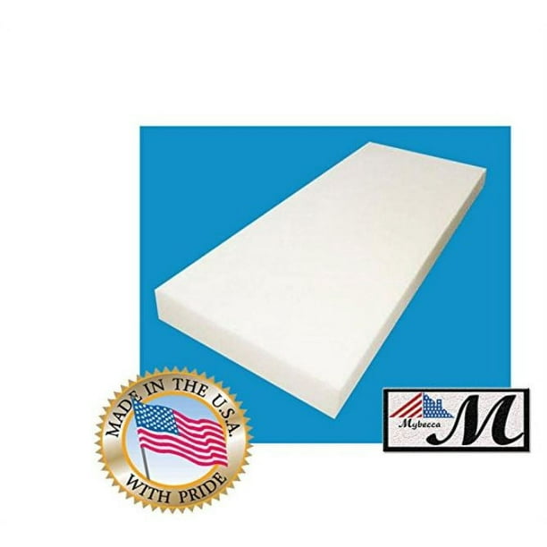 3" X 24"x 72"upholstery Foam Cushion Regular Density (Seat Replacement
