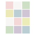 thumbnail image 1 of 3" X 3" Pastel Assorted Dry Erase Stickables With Dry Erase Marker - 2 Packs Of 12 Sheets, 1 of 6