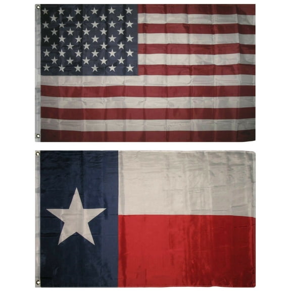 3' X 5' 3x5 USA Flag American Flag Texas State Flag WHOLESALE LOT USA Seller Set