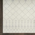 thumbnail image 1 of 3' X 5' Blue and Ivory Abstract Power Loom Washable Area Rug, 1 of 11