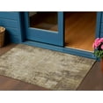 thumbnail image 1 of HomeRoots 612310 3 x 5 ft. Brown & Beige Abstract Washable Indoor & Outdoor Rectangle Area Rug, 1 of 5