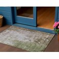 thumbnail image 1 of HomeRoots 605512 3 x 5 ft. Brown & Green Abstract Washable Indoor & Outdoor Rectangle Area Rug, 1 of 5