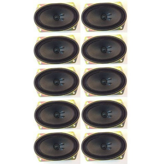 3 X 5" FULL RANGE REPLACEMENT SPEAKER BUTTON MAGNET 5 WATTS 16 OHMS (10 PACK)