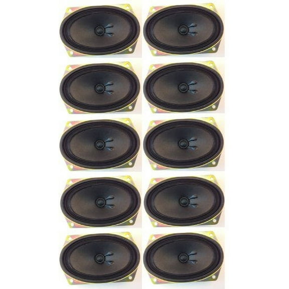 3 X 5" FULL RANGE REPLACEMENT SPEAKER BUTTON MAGNET 5 WATTS 16 OHMS (10 PACK)