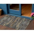 thumbnail image 1 of HomeRoots 612503 3 x 5 ft. Graphite & Gray Abstract Washable Indoor & Outdoor Rectangle Area Rug, 1 of 5