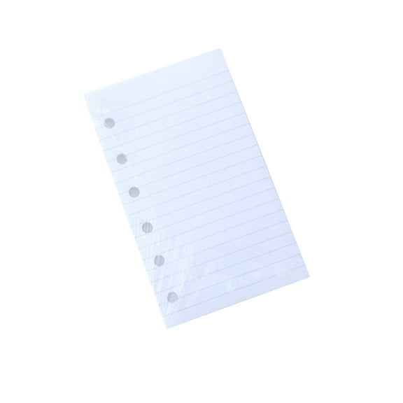 3 X 5-inch Paper to Fit Mead 6-Ring Memo Books (46000,46030), 20-lb White, Narrow Ruled - (1) One 80-Sheet/Pack
