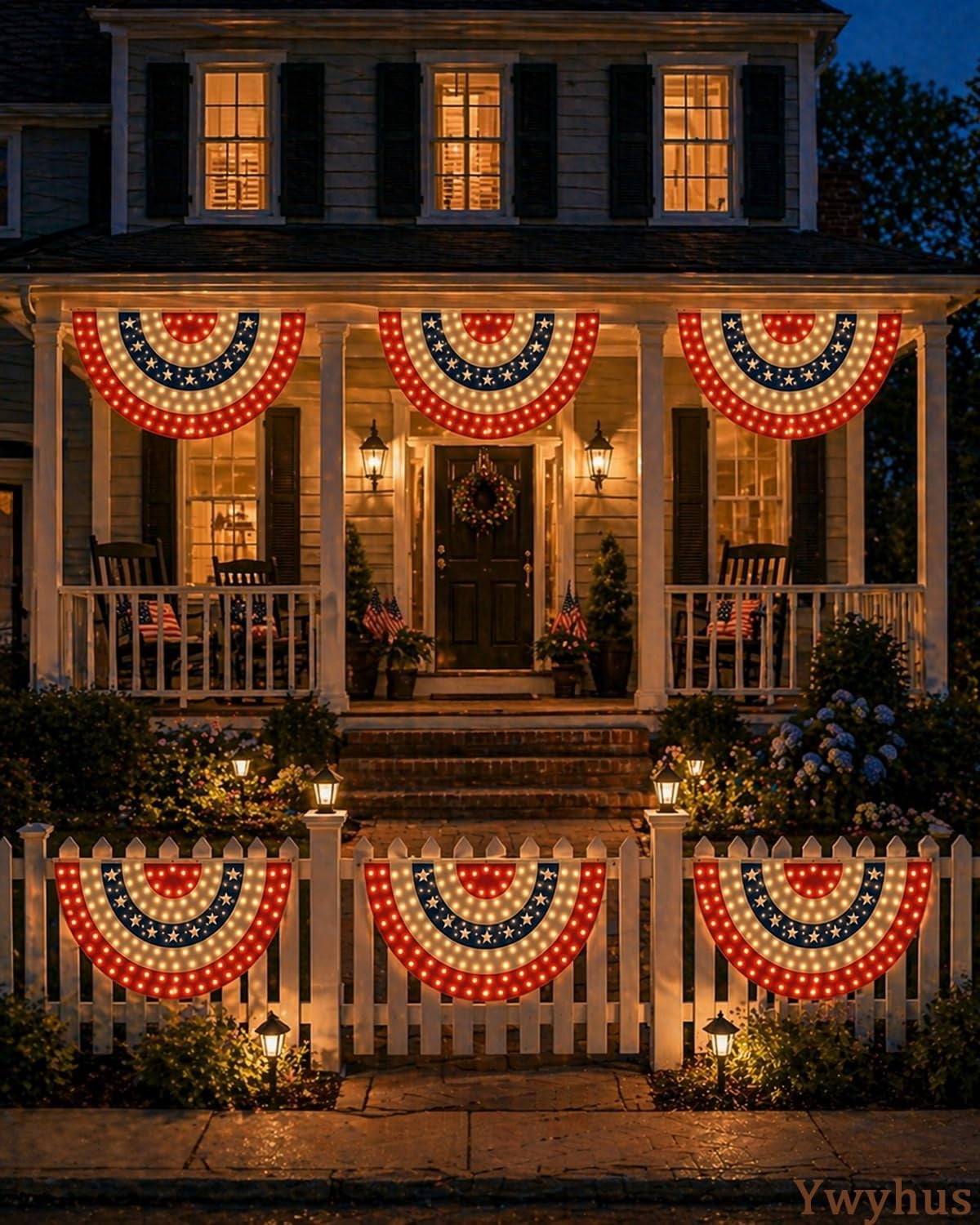 3 X 6 Ft LED Flag for 4th of July Decorations Outdoor, Memorial ...