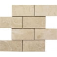 thumbnail image 1 of 3 X 6 Ivory Travertine Filled & Honed Subway Brick Field Tile, 1 of 2