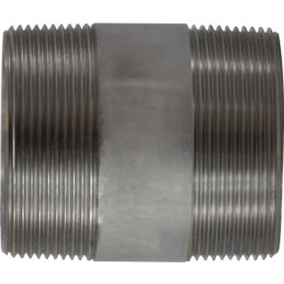 3 X Close 304 SS Nipple, #304 Sch 40 Stainless Steel Nipples, Nipples and Fittings