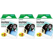 3 X Fujifilm Square Twin Pack Film, 20 Exposures (60 Prints)