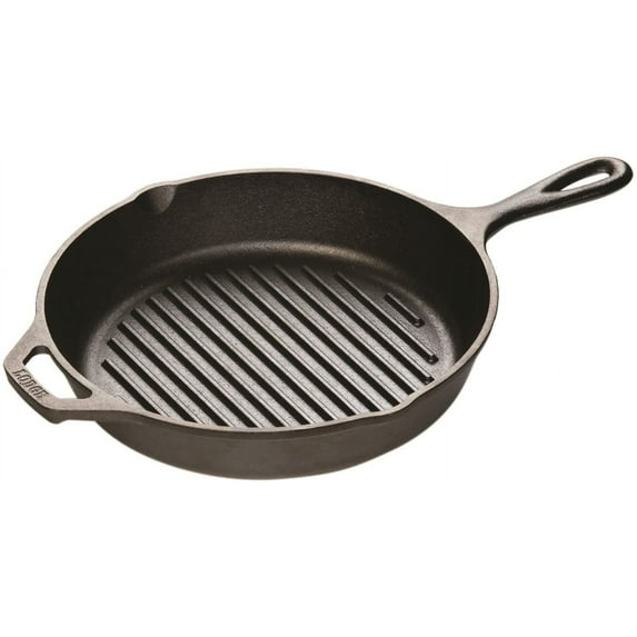 3 X Lodge L8GP3 Grill Pan, 10.25-inch