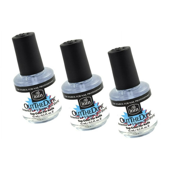3 X Out The Door Number 1 Super Fast Drying Nail Top Coat For Nail | size 0.3 fl oz / 9 ml ALT2