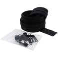 thumbnail image 1 of #3 YKK Zipper Black Coil Chain - 25 Non-Locking Sliders - Made in The United States (20 Yards), 1 of 1
